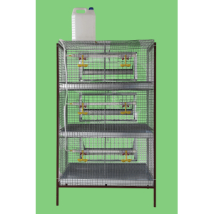 (КБ-3о-3я) Клетка для кур бройлеров 45 гол (3 яруса) КМКБ-3-45